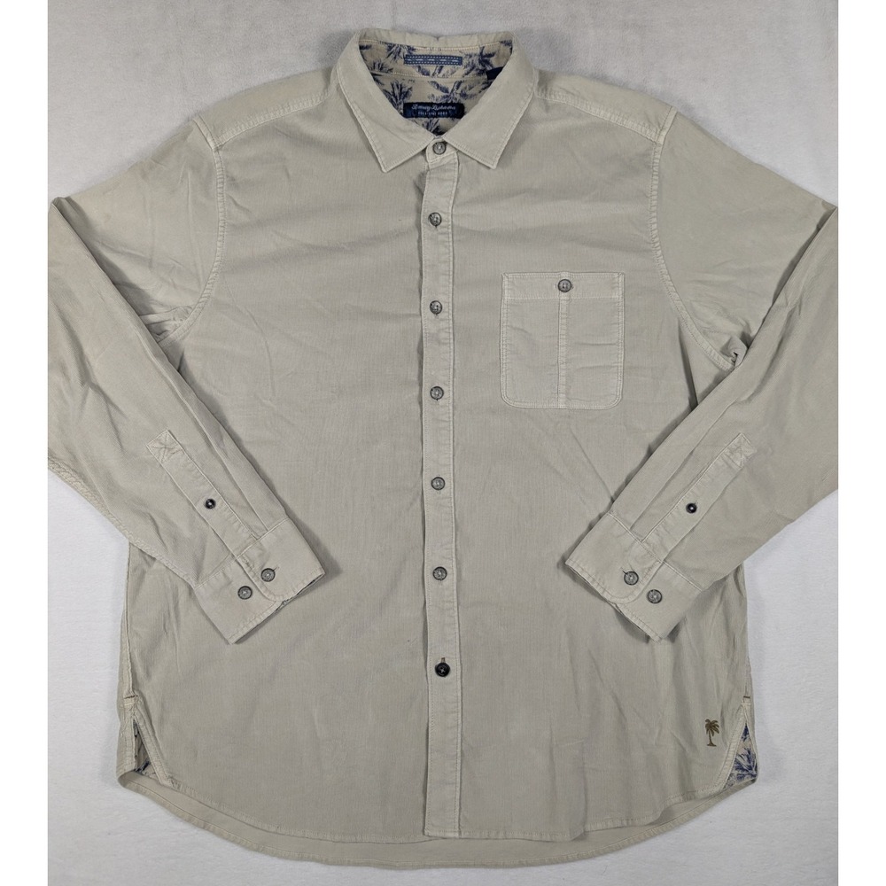 Lot of 3 Tommy Bahama Coastline Cord Long Sleeve Button-up Mens Shirts Size XL - Picture 6 of 8